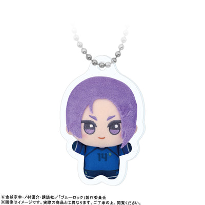 Blue Lock Chibigurumi Photo Acrylic Keychains Reo Mikage Uniform Ver.