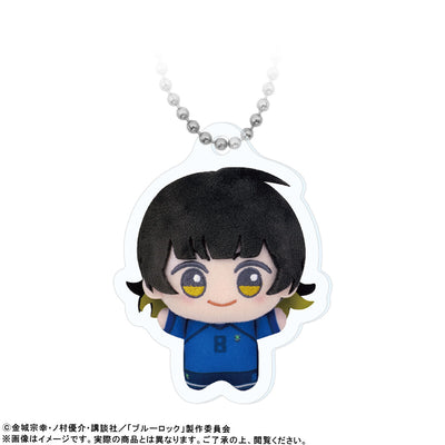 Blue Lock Chibigurumi Photo Acrylic Keychains Meguru Bachira Uniform Ver.