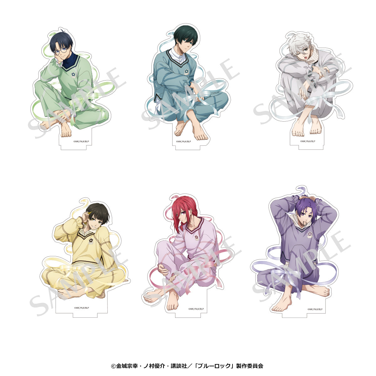 Blue Lock Iconique Acrylic Stand Complete Set - official view 2