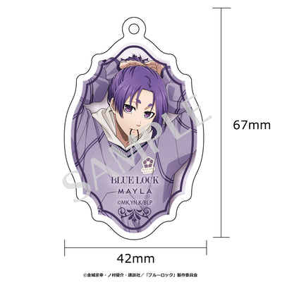 Blue Lock Iconique Acrylic Keychain - Reo Mikage - official view 7