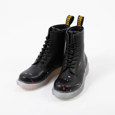 Bocchi The Rock! SuperGroupies Kessoku Band boots: Pair of boots shown at a three-quarter angle.