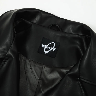 Bocchi The Rock! SuperGroupies Kessoku Band riders jacket: Kessoku Band label inside the neck.