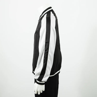 Bocchi The Rock! SuperGroupies Kikuri Hiroi sukajan jacket: opposite side view and striped sleeve.