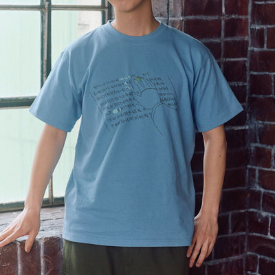 Castle in the Sky GBL BASIC T-Shirt - I Can Read It! Light Blue - official view 1