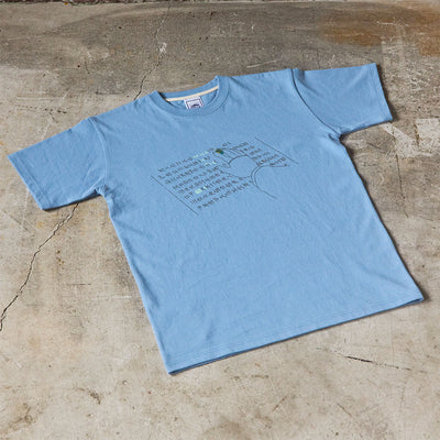 Castle in the Sky GBL BASIC T-Shirt - I Can Read It! Light Blue - official view 5