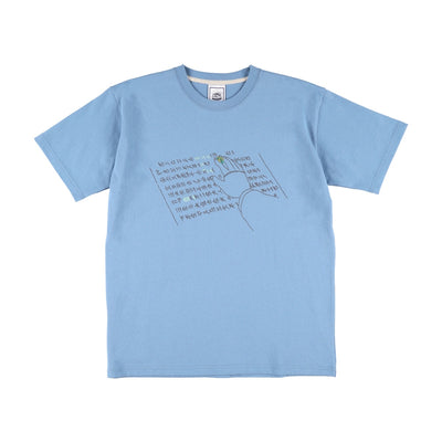 Castle in the Sky GBL BASIC T-Shirt - I Can Read It! Light Blue - official view 11