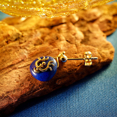 Castle in the Sky My Treasure Lapis Lazuli Single Earring - official view 1