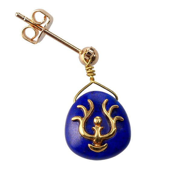 Castle in the Sky My Treasure Lapis Lazuli Single Earring - official view 3