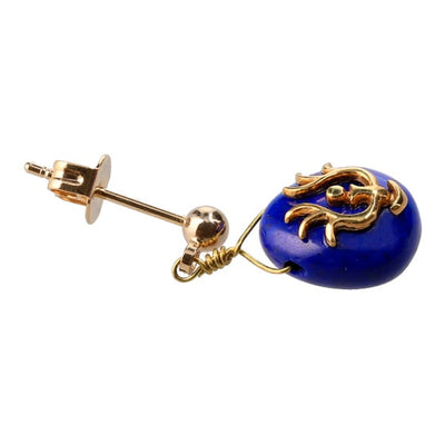 Castle in the Sky My Treasure Lapis Lazuli Single Earring - official view 4