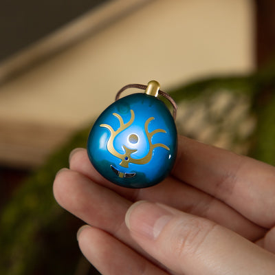 Castle in the Sky Voice-Activated Glowing Levitation Stone - official view 2