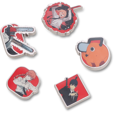 Chainsaw Man x Crocs Jibbitz five charm pack - front view