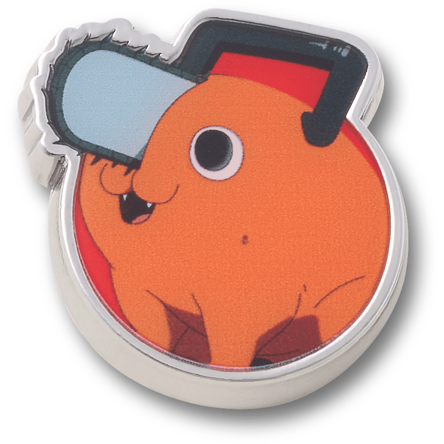 Chainsaw Man x Crocs Jibbitz Pochita - front view