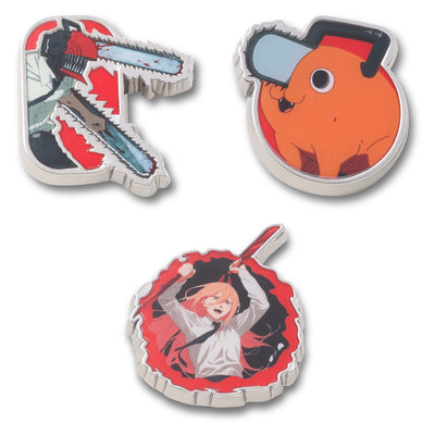 Chainsaw Man x Crocs Jibbitz Complete Set of 3 Types - Chainsaw Man, Pochita and Power