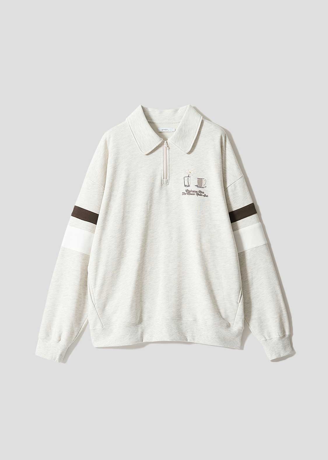 Chainsaw Man Reze Arc Crossroads - Fleece half zip sweatshirt - official product view 1