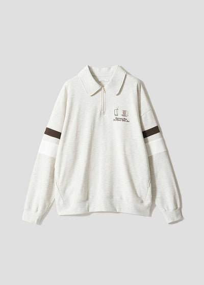 Chainsaw Man Reze Arc Crossroads - Fleece half zip sweatshirt - official product view 1