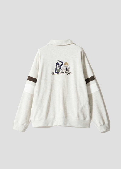 Chainsaw Man Reze Arc Crossroads - Fleece half zip sweatshirt - official product view 2