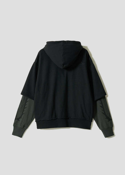Chainsaw Man Reze Arc Chainsaw Man vs Bomb - Layered big silhouette Hoodie - official product view 2