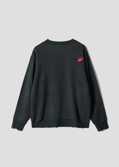 Chainsaw Man Reze Arc Bomb - Jacquard Long Sleeve Knit - official product view 2