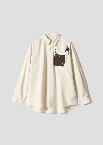 Chainsaw Man Reze Arc Eating ice cream tired me out - Loose fit shirt - official product view 1