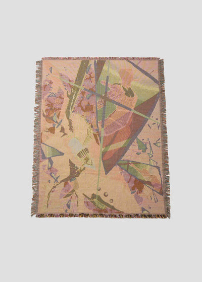 Chainsaw Man Reze Arc Chainsaw Man vs Bomb - Jacquard throw blanket - official product view 2