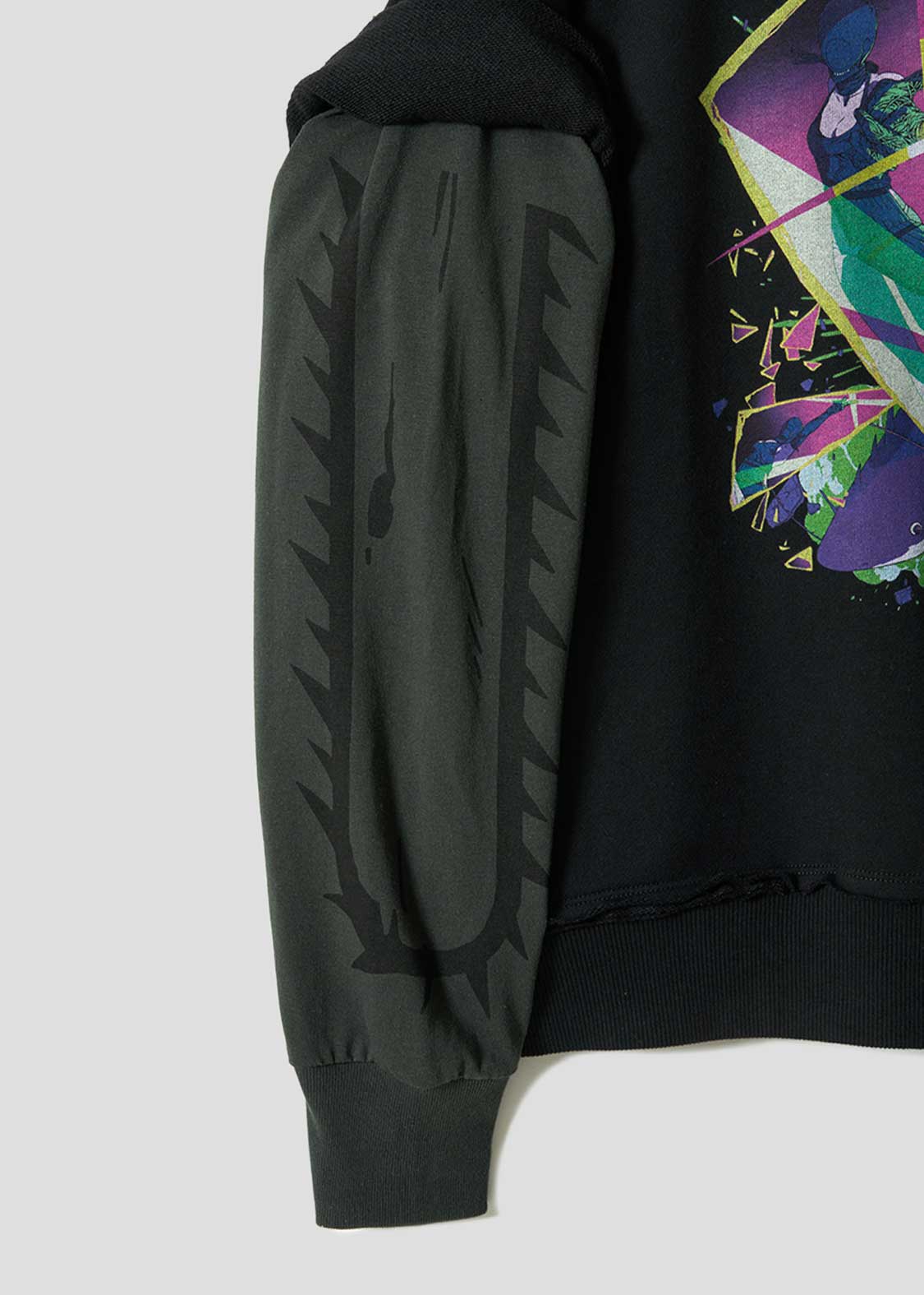 Chainsaw Man Reze Arc - Chainsaw Man vs Bomb - Layered big silhouette Hoodie - official product detail 4