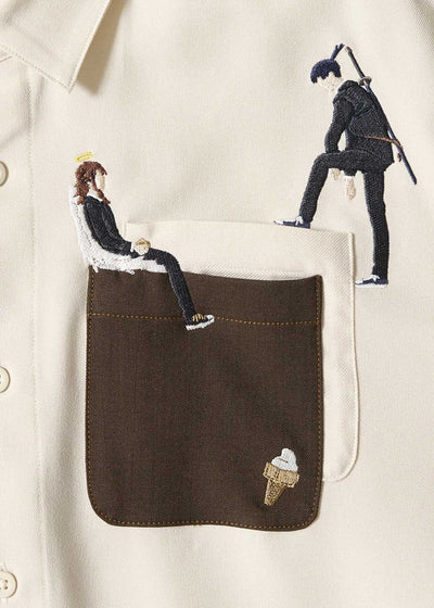 Chainsaw Man Reze Arc - Eating ice cream tired me out - Loose fit shirt - official product detail 3