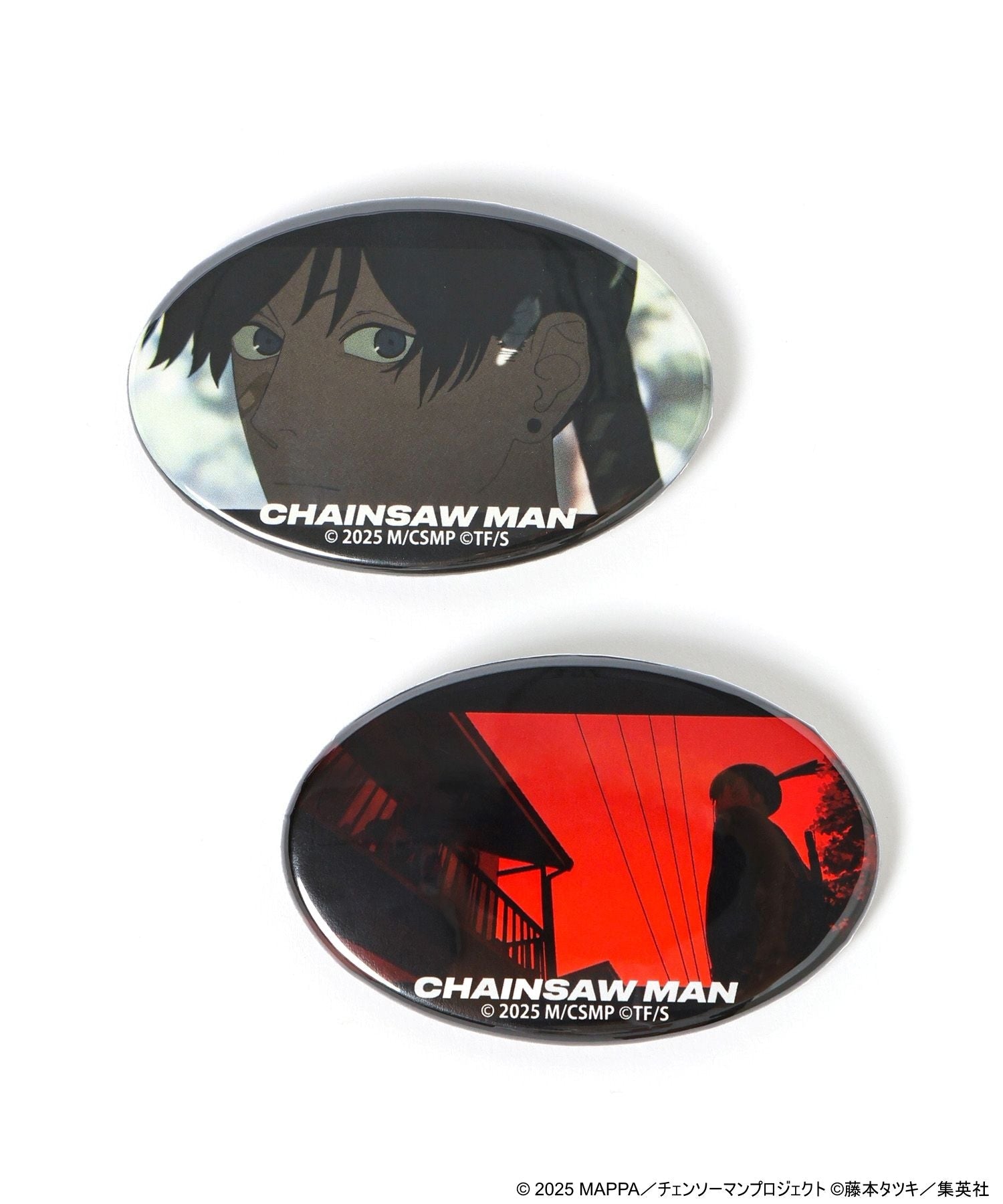 Chainsaw Man x Niko and - Aki Oval Badge Set – JumpIchiban