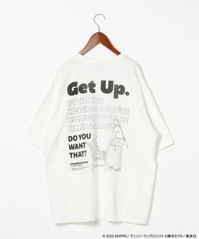 Denji & Aki Distressed Graphic T-Shirt - Off-White - detail 2