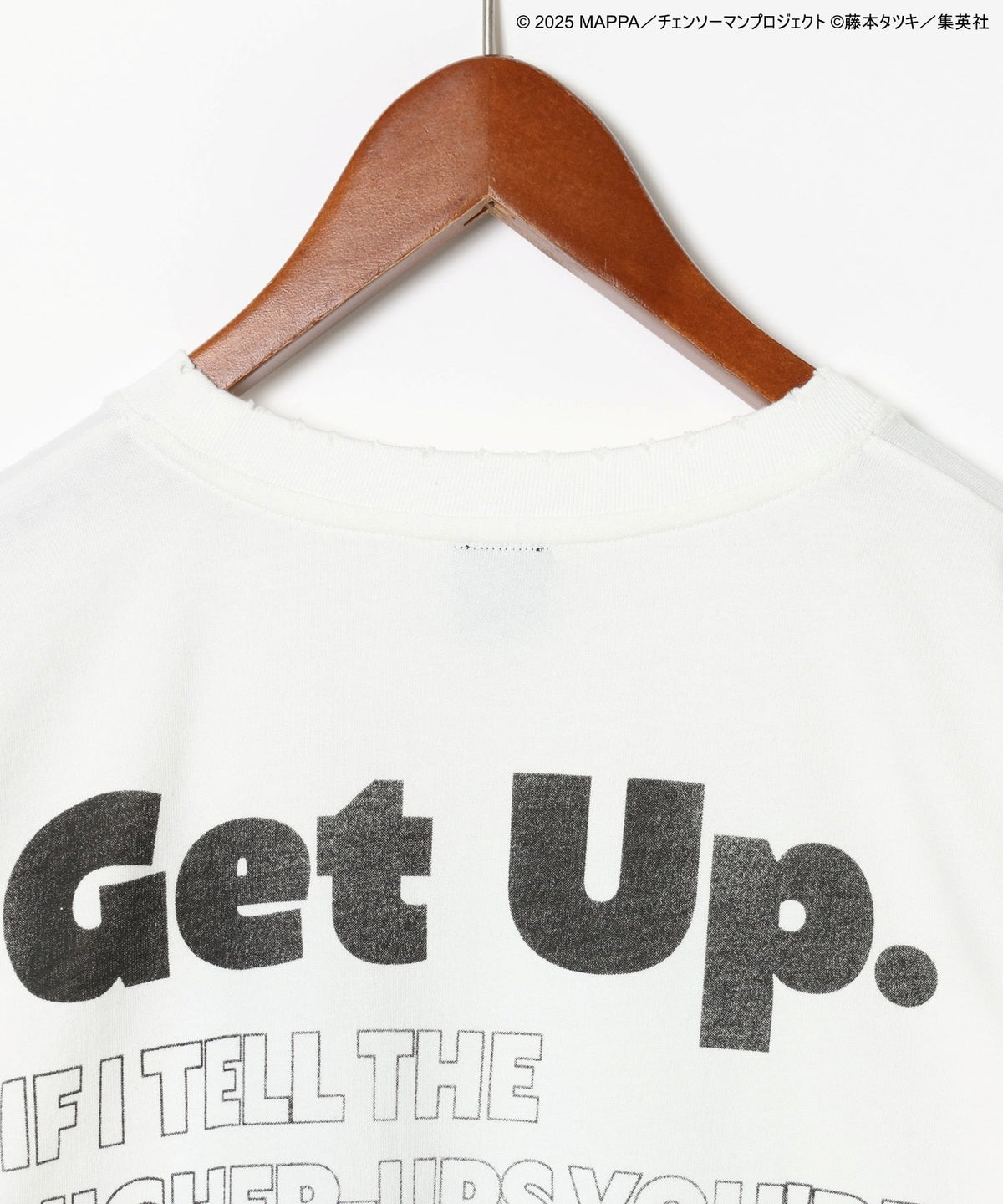 Denji & Aki Distressed Graphic T-Shirt - Off-White - detail 4