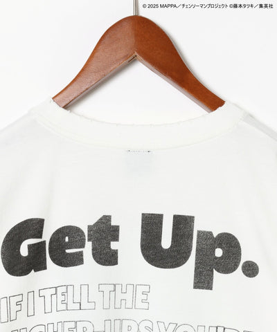 Denji & Aki Distressed Graphic T-Shirt - Off-White - detail 4