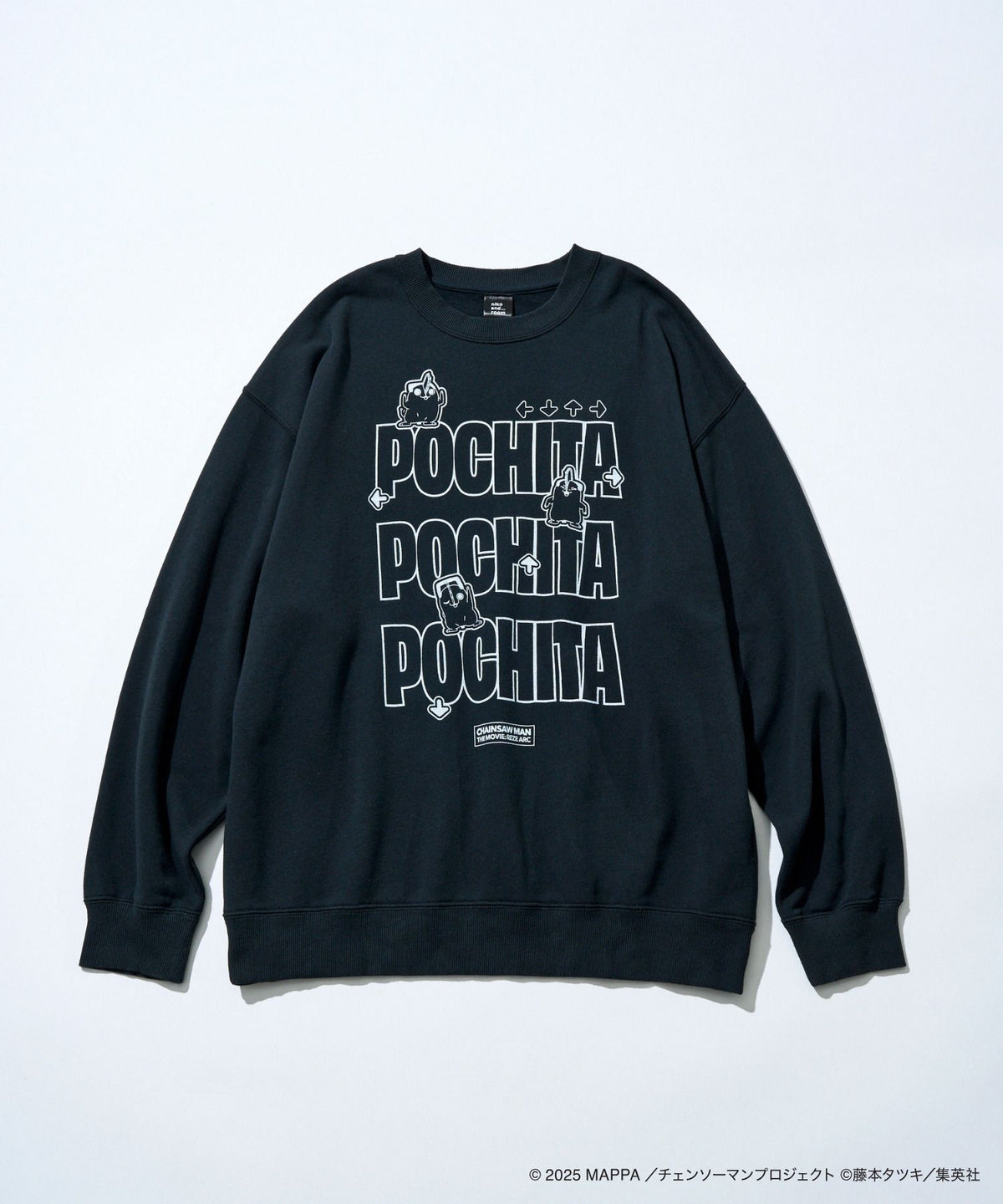 Pochita Graphic Sweatshirt - Black - main view