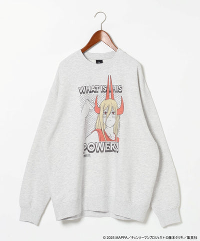 Power Graphic Sweatshirt - Heather Grey - detail 1