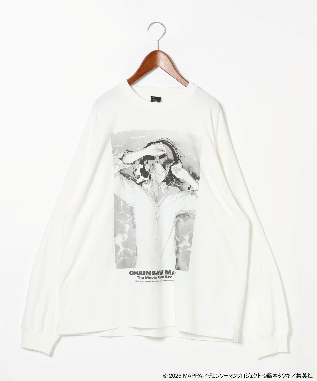 Reze Photo Print Long Sleeve T-Shirt - Off-White - detail 1