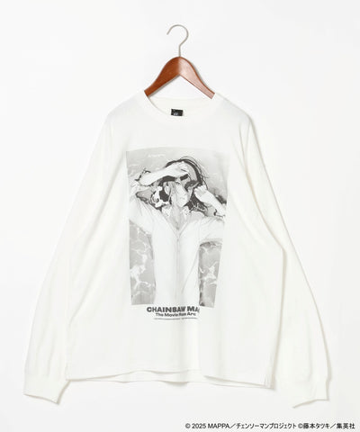 Reze Photo Print Long Sleeve T-Shirt - Off-White - detail 1