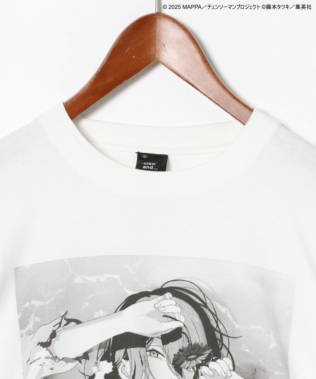 Reze Photo Print Long Sleeve T-Shirt - Off-White - detail 3