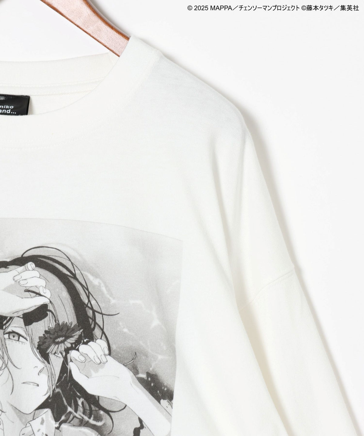Reze Photo Print Long Sleeve T-Shirt - Off-White - detail 5