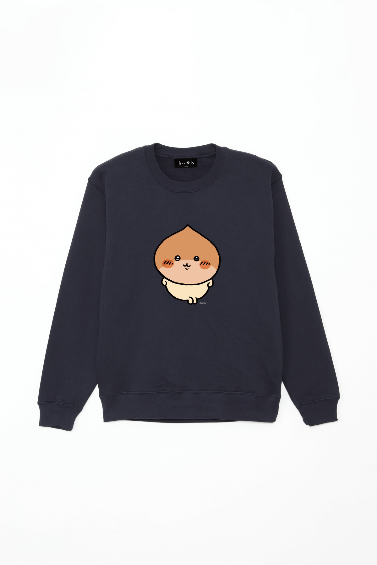Chiikawa Halloween 2025 Kurimanju Sweatshirt in Navy, official product view 1