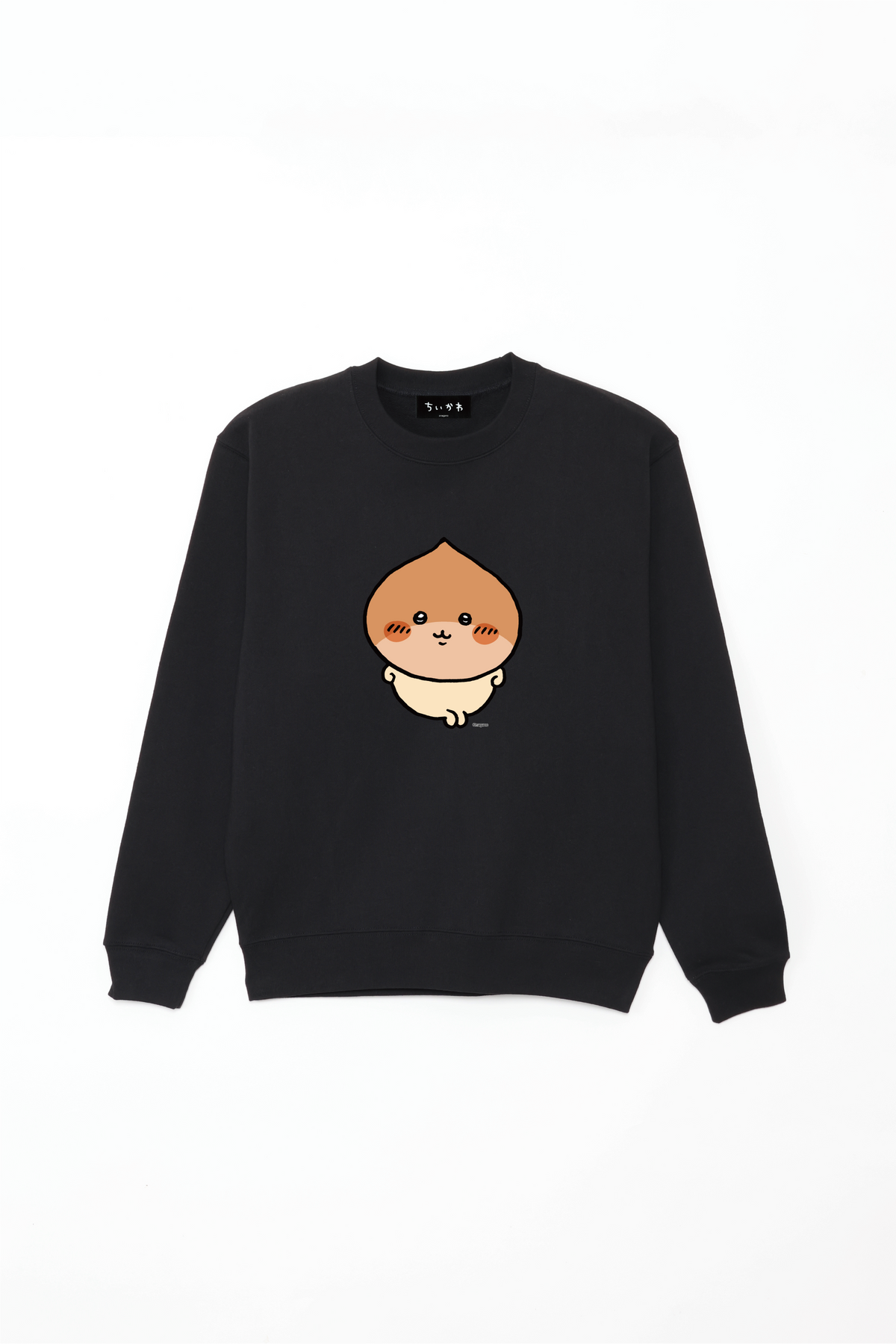 Chiikawa Halloween 2025 Kurimanju Sweatshirt in Black, official product view 5