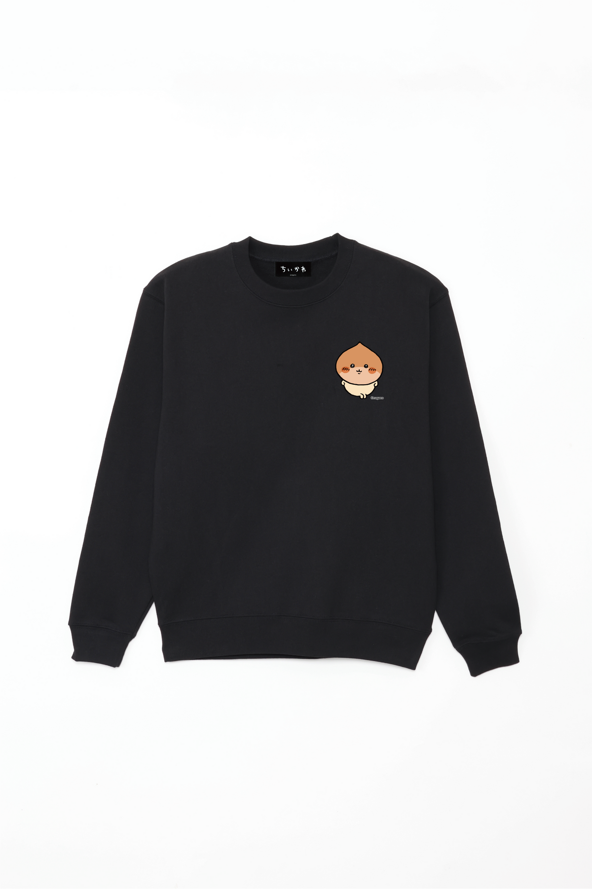 Chiikawa Halloween 2025 Kurimanju Sweatshirt in Black, official product view 6