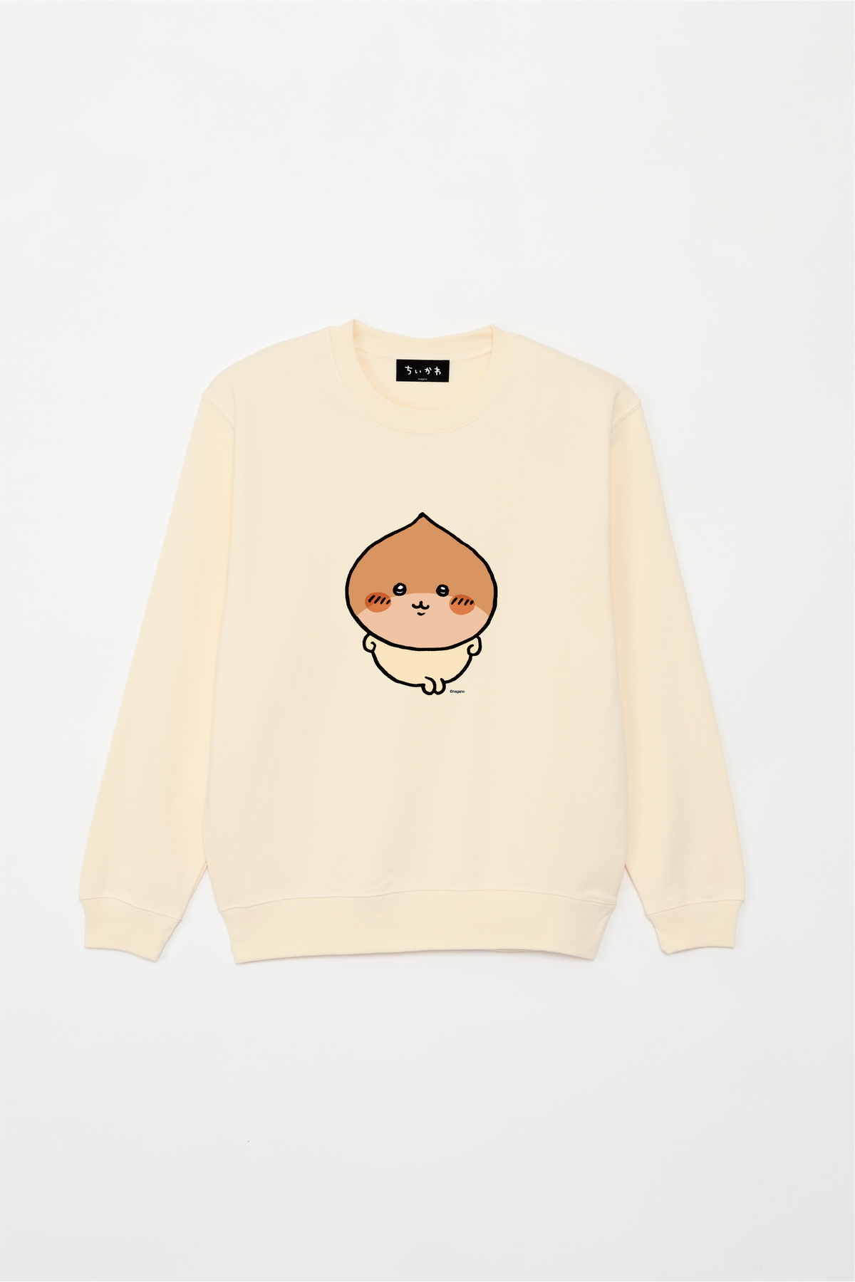 Chiikawa Halloween 2025 Kurimanju Sweatshirt in Natural, official product view 7