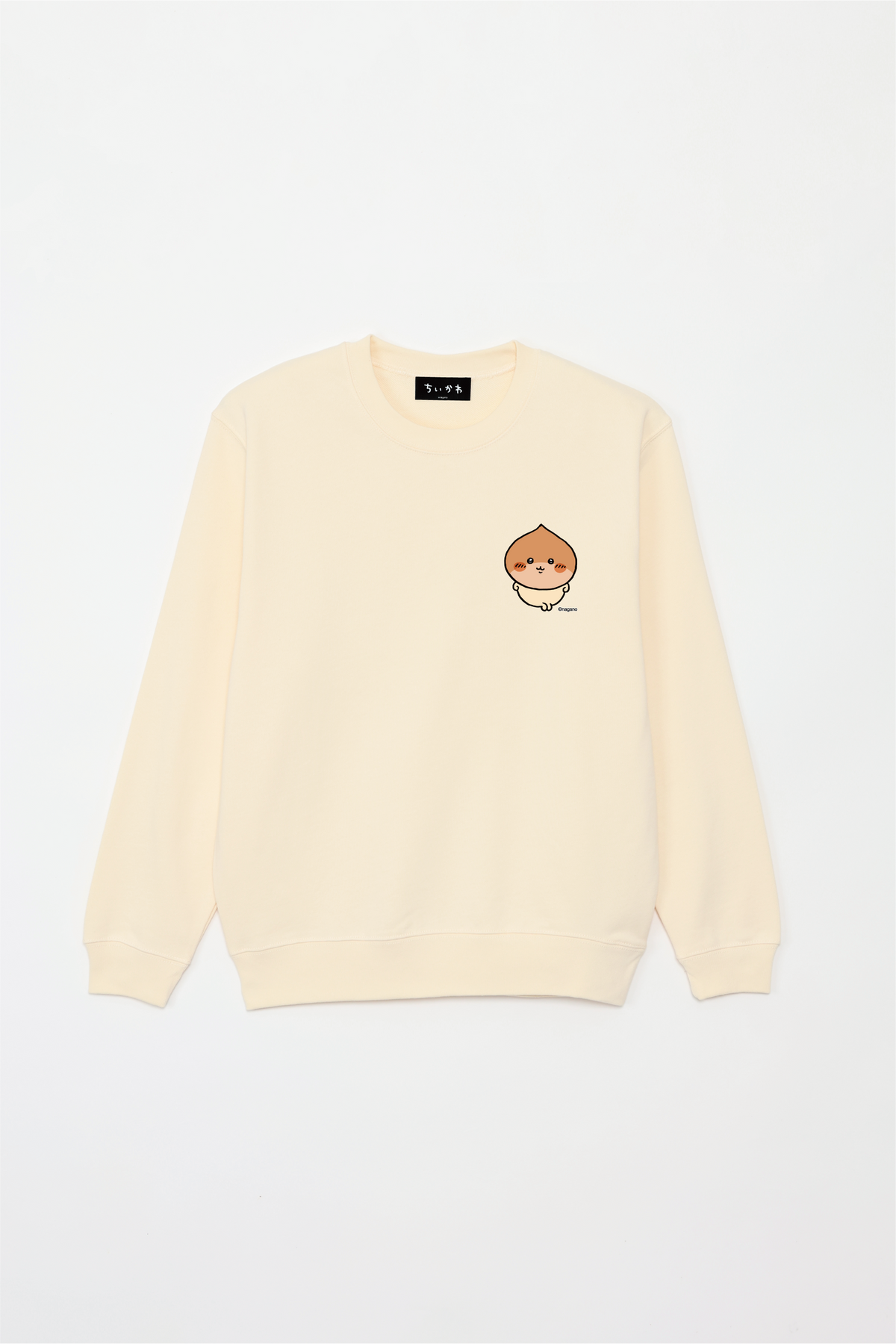 Chiikawa Halloween 2025 Kurimanju Sweatshirt in Natural, official product view 8