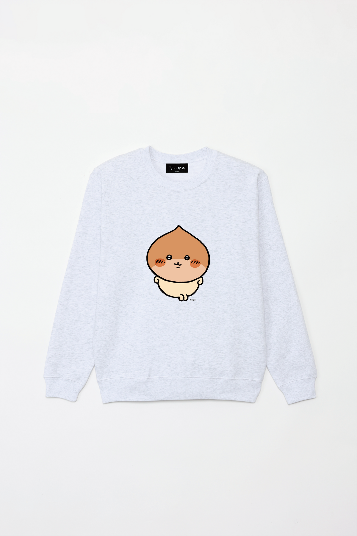 Chiikawa Halloween 2025 Kurimanju Sweatshirt in Ash, official product view 9