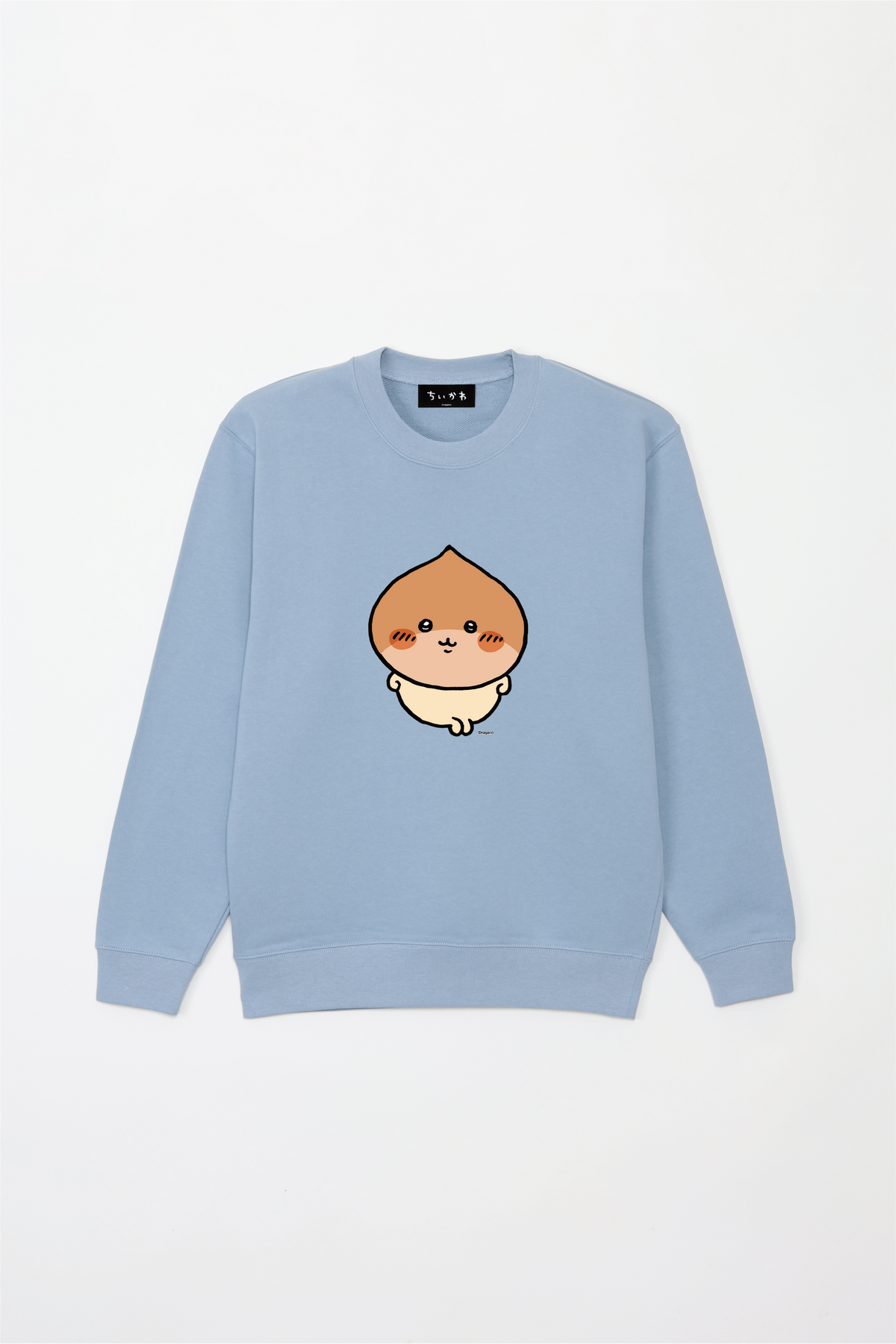 Chiikawa Halloween 2025 Kurimanju Sweatshirt in Acid Blue, official product view 15