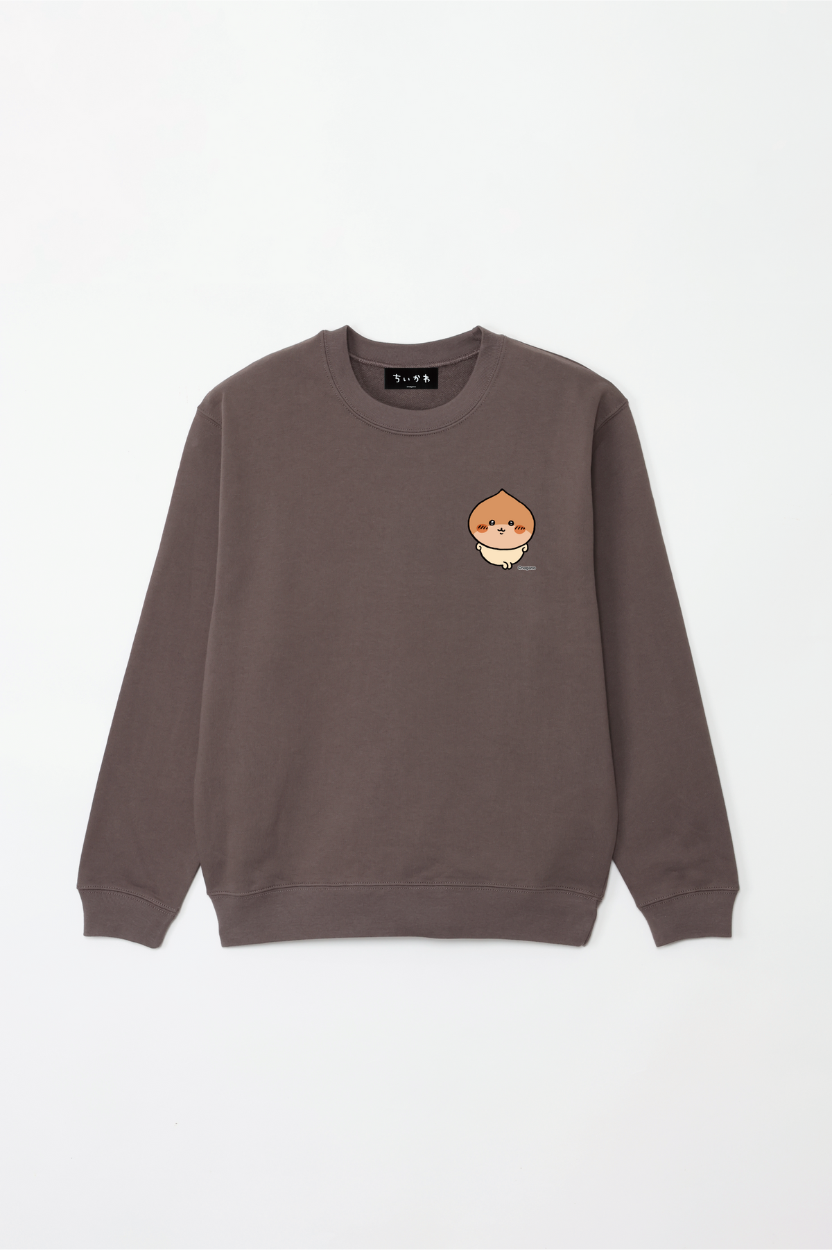 Chiikawa Halloween 2025 Kurimanju Sweatshirt in Charcoal, official product view 18