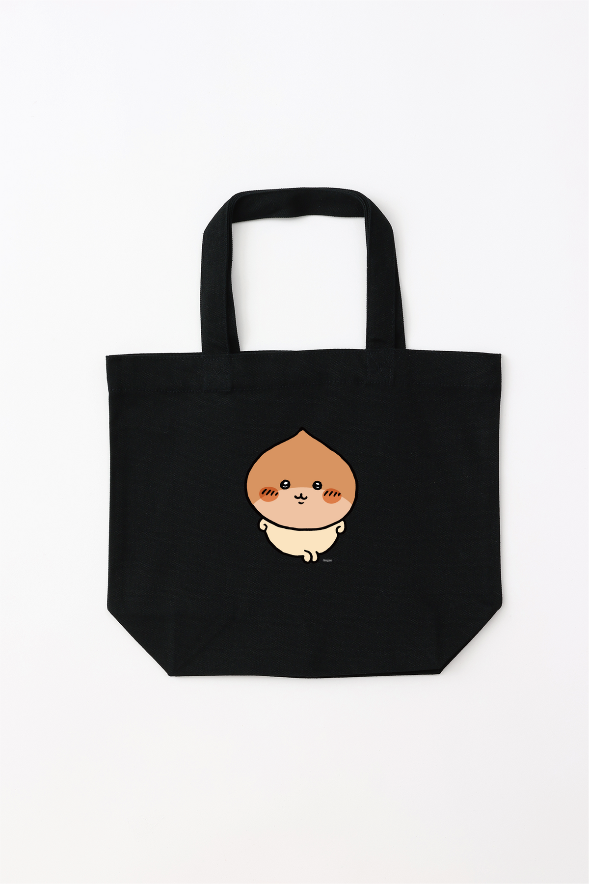 Chiikawa Halloween 2025 Kurimanju Tote Bag S in Black, official product view 1
