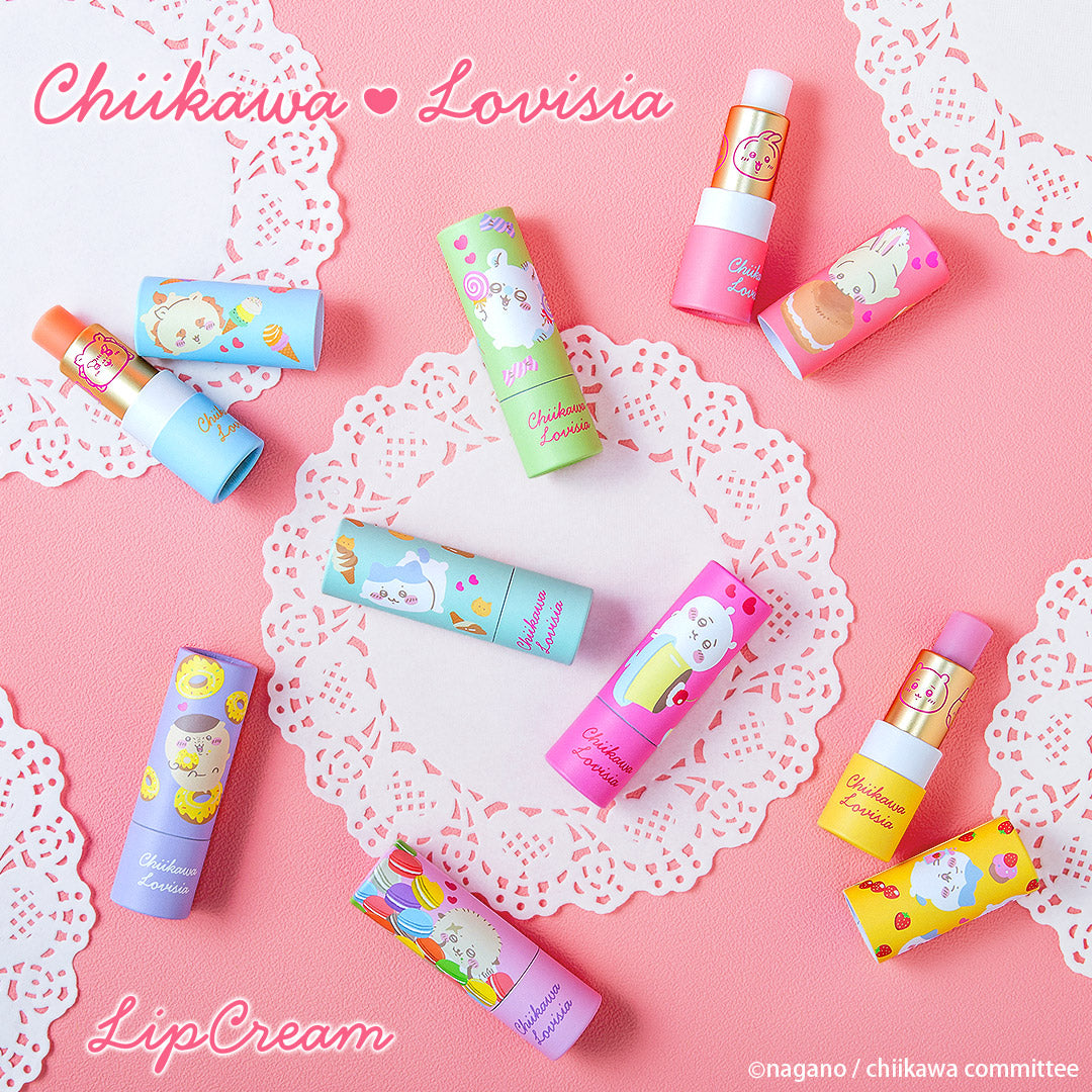Chiikawa Lovisia - Daishugo Lip Balm (6 Types) - Hachiware - Milk Chocolate - photo 7