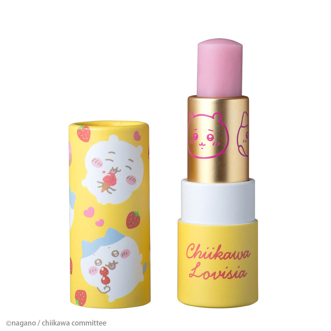 Chiikawa Lovisia - Daishugo Lip Balm (6 Types) - Chiikawa & Hachiware - Strawberry Milk - photo 1