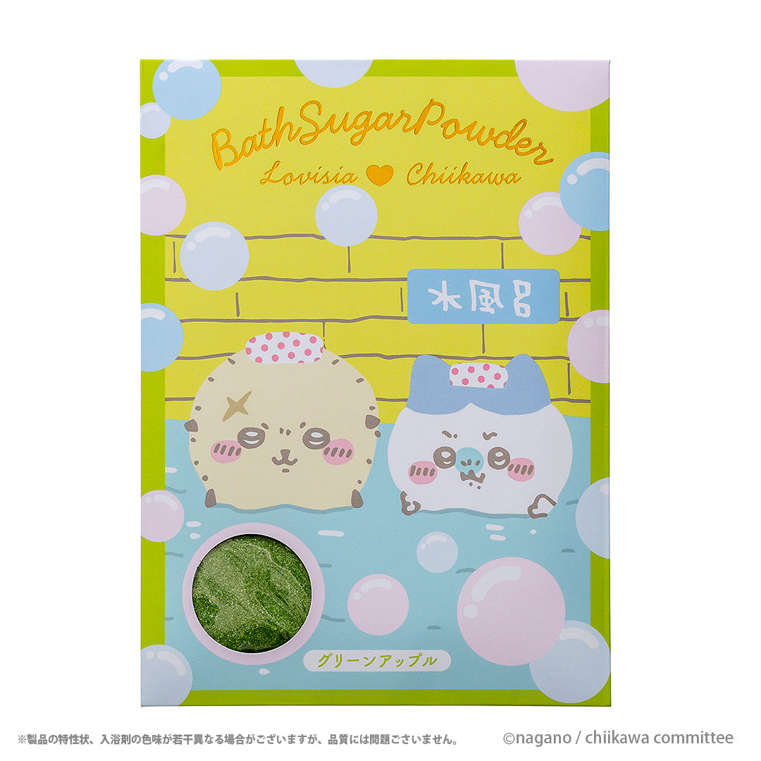 Chiikawa Lovisia - Happy Shabon Bath Sugar (6 Types) - Rakko & Hachiware - Green Apple - photo 1