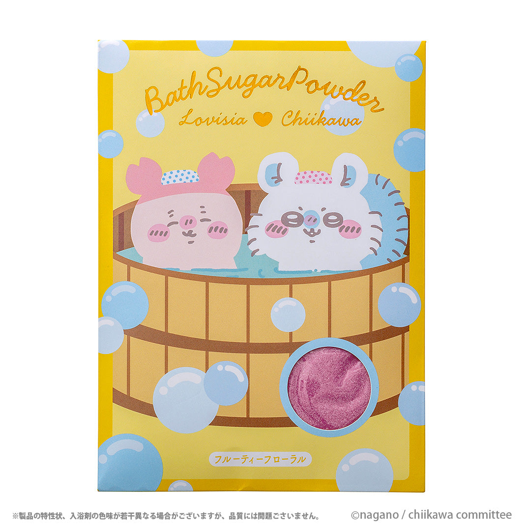 Chiikawa Lovisia - Happy Shabon Bath Sugar (6 Types) - Furuhonya & Momonga - Fruity Floral - photo 1