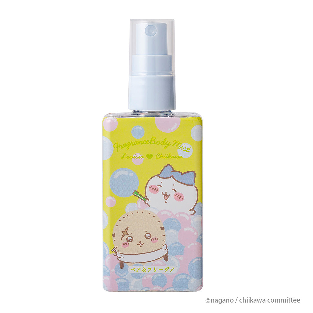 Chiikawa Lovisia - Happy Shabon Body Mist (5 Types) - Hachiware & Rakko - Pear & Freesia - photo 1